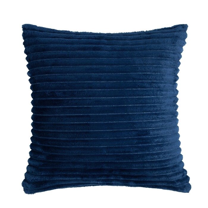Чехол на подушку Этель цв. синий,40 х 40 см, велсофт, 100% п/э от компании Интернет-гипермаркет «MOLL» - фото 1