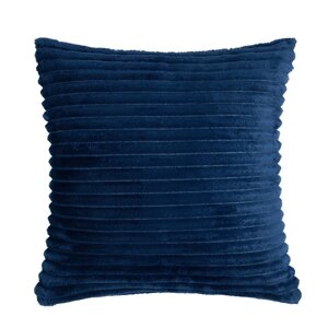 Чехол на подушку Этель цв. синий,40 х 40 см, велсофт, 100% п/э