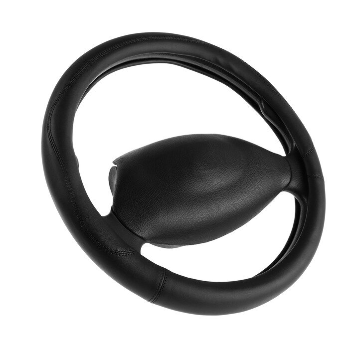 Чехол на руль DSV Black искусственная кожа, размер М, R99309 от компании Интернет-гипермаркет «MOLL» - фото 1