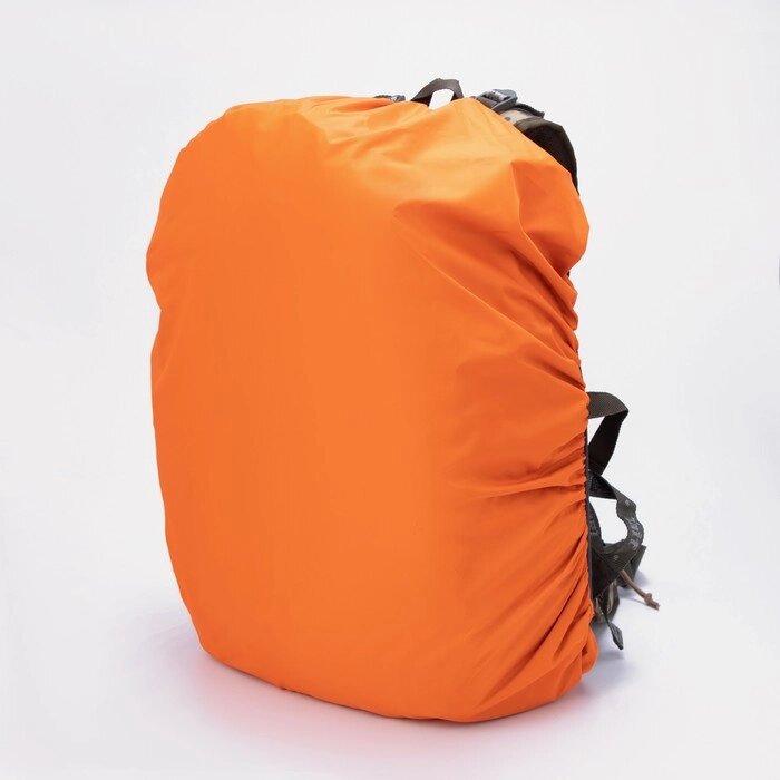 Чехол на рюкзак,18*32*60,60л, оранжевый от компании Интернет-гипермаркет «MOLL» - фото 1