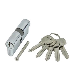 Цилиндр стальной MARLOK ЦМ 70(30/40)-5К англ. ключ/ключ, цвет хром)