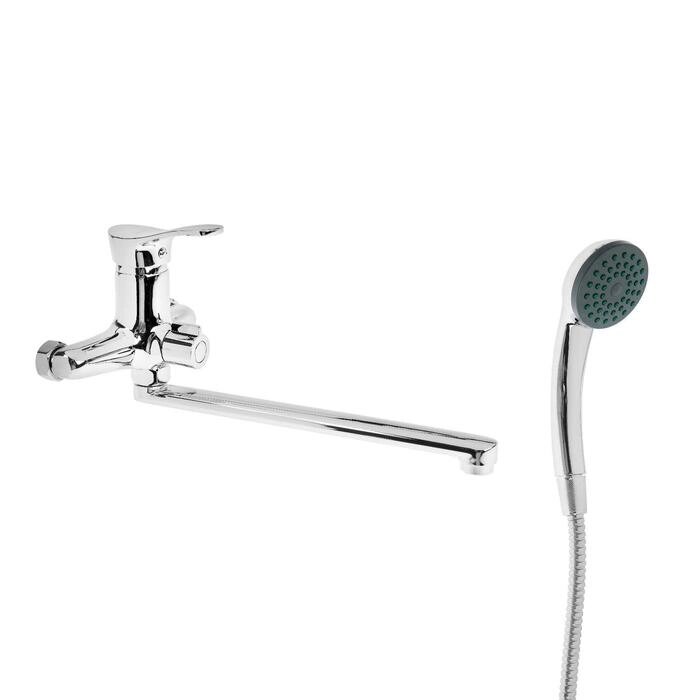 Cмеситель для ванны Accoona A7161, однорычажный, силумин, хром от компании Интернет-гипермаркет «MOLL» - фото 1