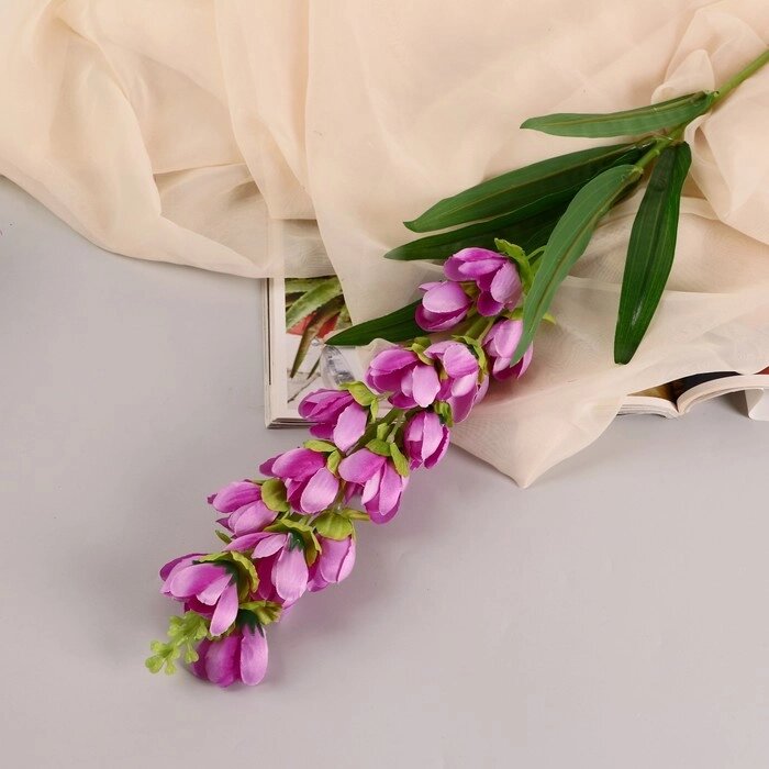 Цветы искусственные "Дремлик садовый" 3х84 см, сиреневый от компании Интернет-гипермаркет «MOLL» - фото 1