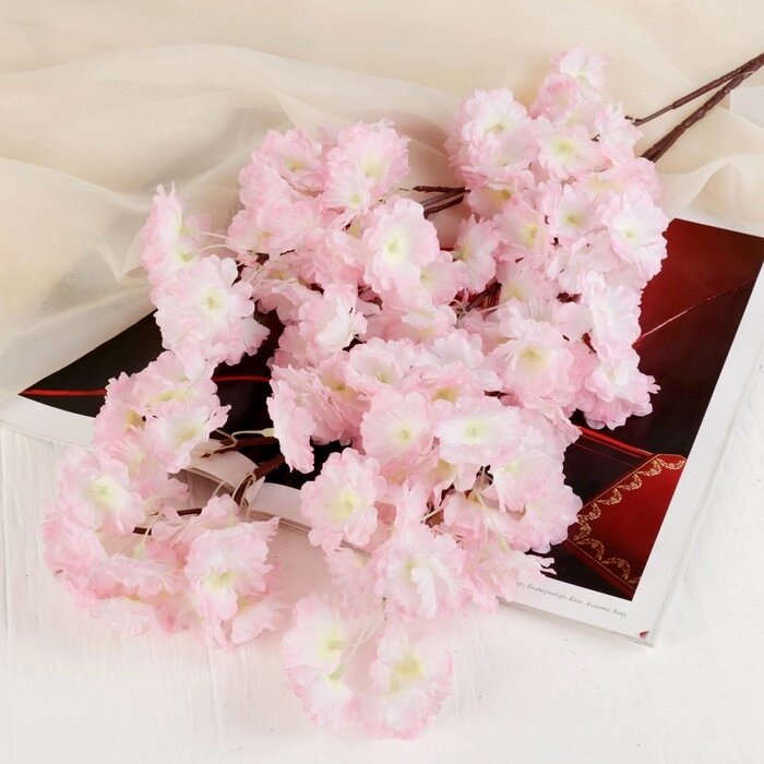 Цветы искусственные "Мелани" 6*100 см, свето-розовые от компании Интернет-гипермаркет «MOLL» - фото 1
