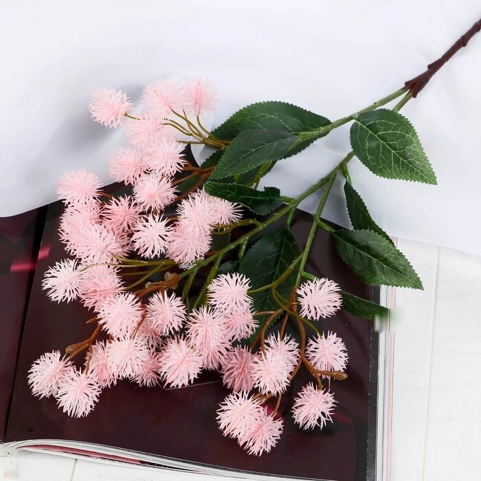 Цветы искусственные "Рицина" 2,5х73 см розовый от компании Интернет-гипермаркет «MOLL» - фото 1