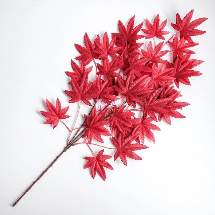 Декор "Листья на ветке" цвет бордовый от компании Интернет-гипермаркет «MOLL» - фото 1