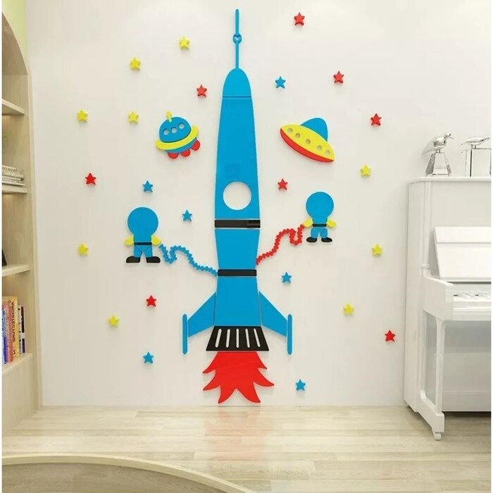 Декор настенный "Ракета", 180 х 148 см от компании Интернет-гипермаркет «MOLL» - фото 1