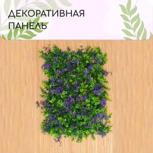 Декоративная панель, 60 40 см, "Фиолетовые листы"