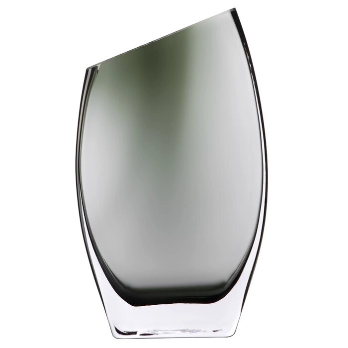 Декоративная ваза из дымчатого стекла, 11620 см, цвет серый от компании Интернет-гипермаркет «MOLL» - фото 1