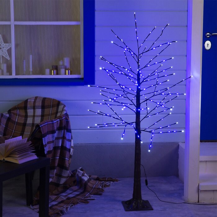 Дерево светодиодное 1.5 м, 224LED, 220V, эффект мерцания, СИНИЙ от компании Интернет-гипермаркет «MOLL» - фото 1