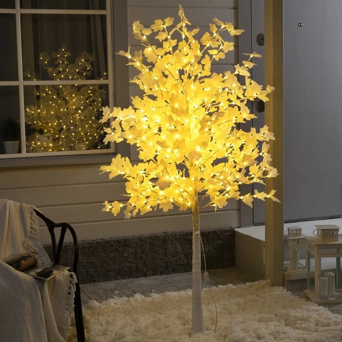 Дерево светодиодное "Клён белый", 1,8 м, 350 LED, 220 В, ТЁПЛЫЙ БЕЛЫЙ от компании Интернет-гипермаркет «MOLL» - фото 1