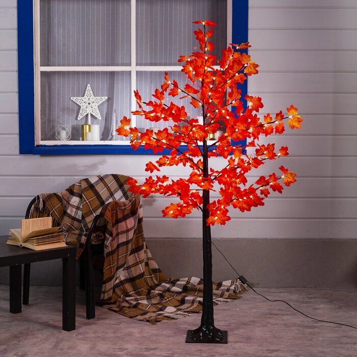 Дерево светодиодное "Клен красный", 1,6 м, 160 LED, 220 В, КРАСНЫЙ от компании Интернет-гипермаркет «MOLL» - фото 1