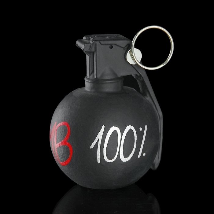 Держатель для карточек и фото "Лимонка. 100% bomb" черный от компании Интернет-гипермаркет «MOLL» - фото 1