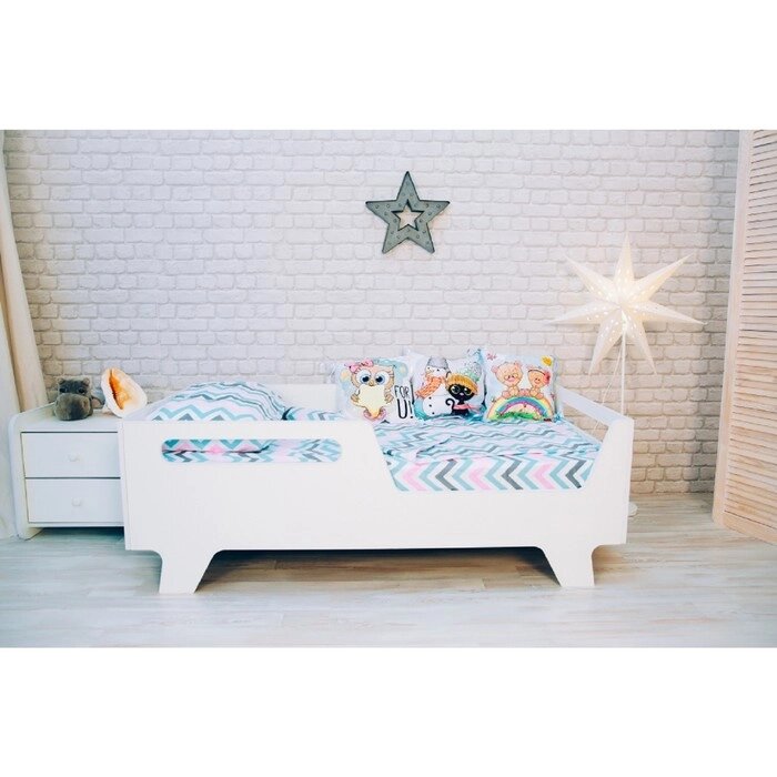 Детская кровать Беби белый от компании Интернет-гипермаркет «MOLL» - фото 1