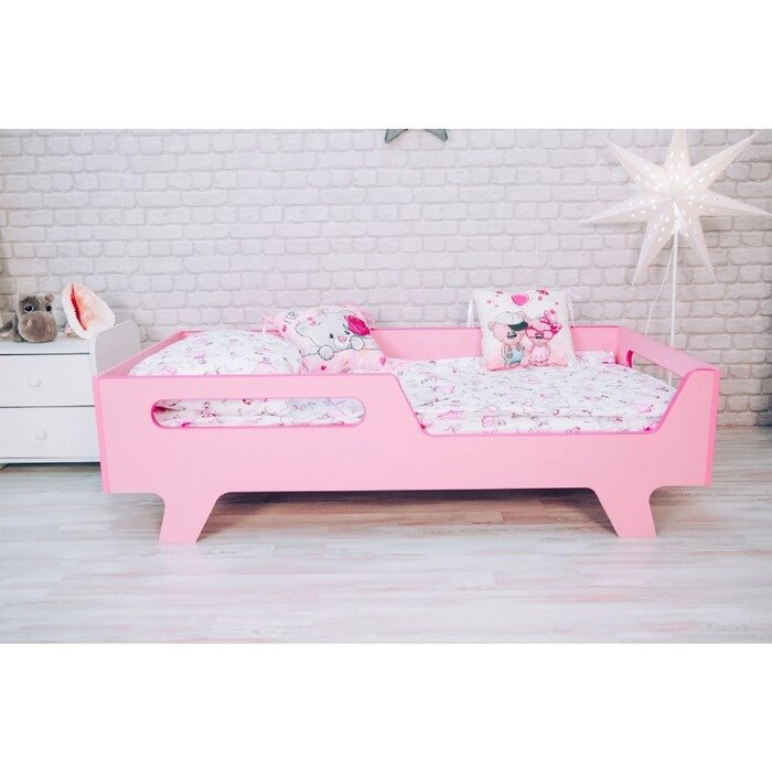 Детская кровать Беби розовый от компании Интернет-гипермаркет «MOLL» - фото 1