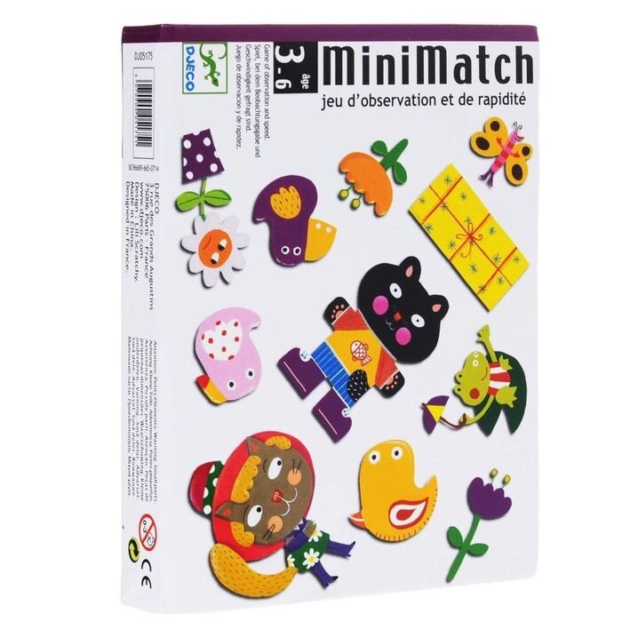 Детская настольная карточная игра "Миниматч" от компании Интернет-гипермаркет «MOLL» - фото 1