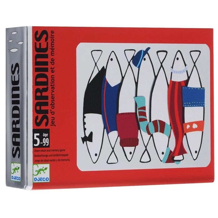 Детская настольная карточная игра "Сардины" от компании Интернет-гипермаркет «MOLL» - фото 1