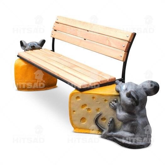 Детская скамейка Мышки от компании Интернет-гипермаркет «MOLL» - фото 1