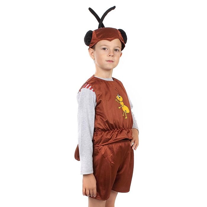 Детский карнавальный костюм "Муравей", рост 122-134 см от компании Интернет-гипермаркет «MOLL» - фото 1