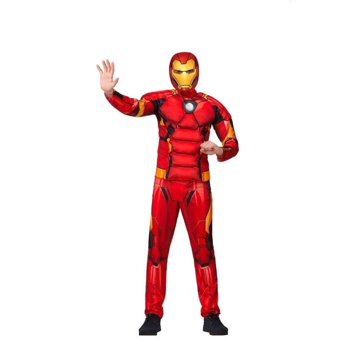 Детский карнавальный костюм "Железный человек", размер 28, рост 110 см от компании Интернет-гипермаркет «MOLL» - фото 1