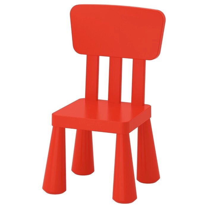 Детский стул МАММУТ, для дома и улицы, красный от компании Интернет-гипермаркет «MOLL» - фото 1