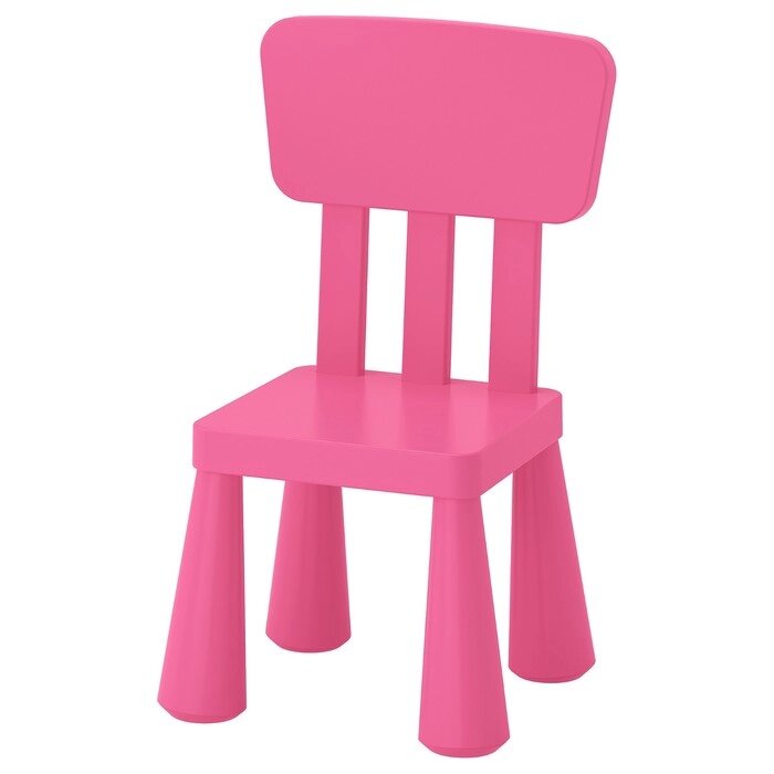 Детский стул МАММУТ, для дома и улицы, розовый от компании Интернет-гипермаркет «MOLL» - фото 1