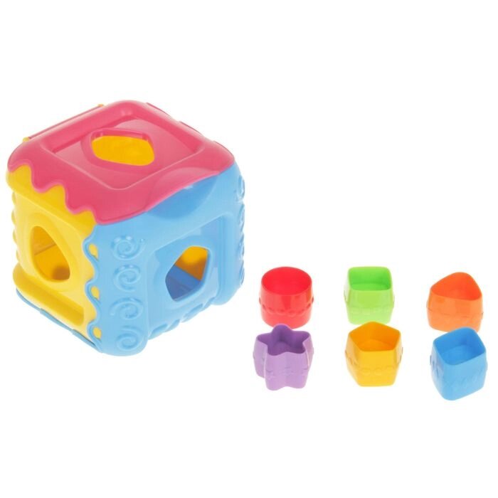Дидактическая игрушка "Кубик", МИКС от компании Интернет-гипермаркет «MOLL» - фото 1