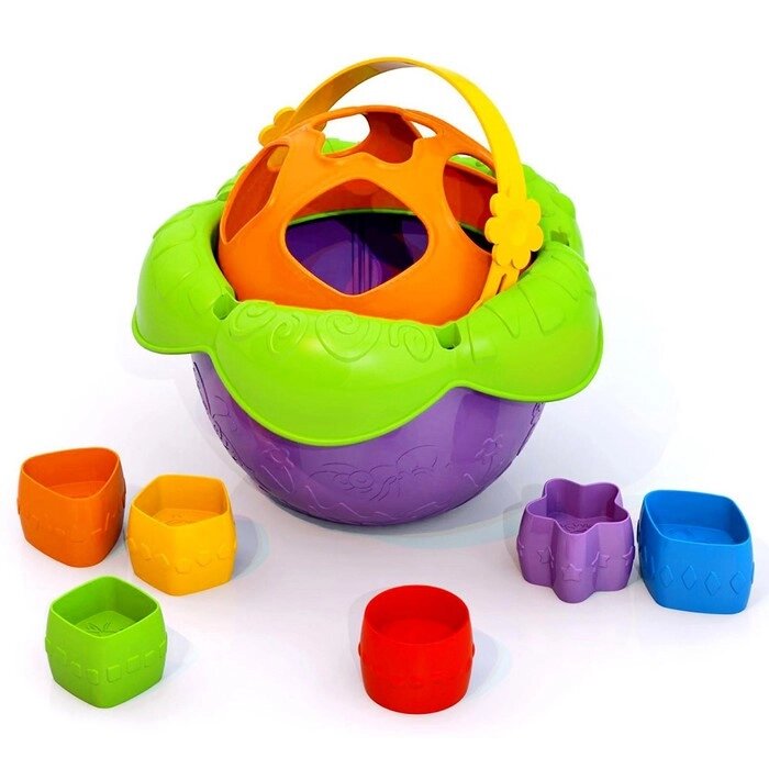 Дидактическая игрушка "Ведро Цветочек" от компании Интернет-гипермаркет «MOLL» - фото 1