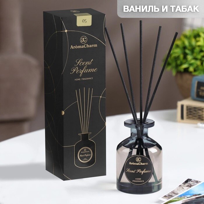 Диффузор ароматический "Scent perfume" № 05 Tabacco Vanilla, 90 мл от компании Интернет-гипермаркет «MOLL» - фото 1