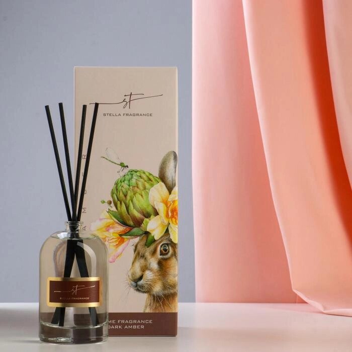 Диффузор ароматический Stella Fragrance "Dark Amber", 100 мл от компании Интернет-гипермаркет «MOLL» - фото 1