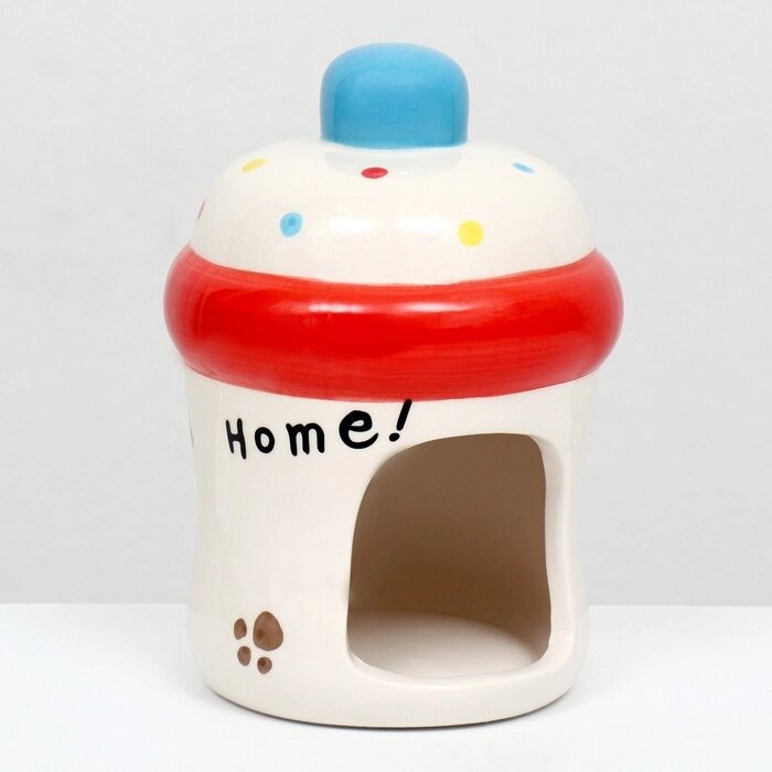 Домик для грызунов "Бутылочка" керамический, 9,2 х 9,2 х 13,5 см от компании Интернет-гипермаркет «MOLL» - фото 1