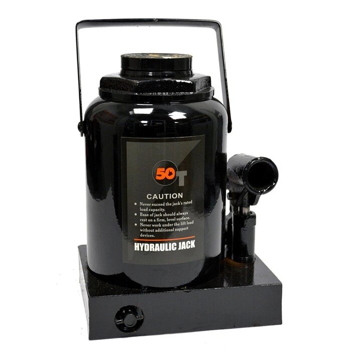 Домкрат бутылочный WIEDERKRAFT WDK-81500, гидравлический, 50 т, 255-402 мм, черный от компании Интернет-гипермаркет «MOLL» - фото 1