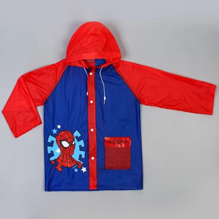 Дождевик детский, Человек-паук, размер L от компании Интернет-гипермаркет «MOLL» - фото 1