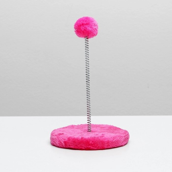 Дразнилка на пружине с шариком, 15 х 26 см, микс цветов от компании Интернет-гипермаркет «MOLL» - фото 1