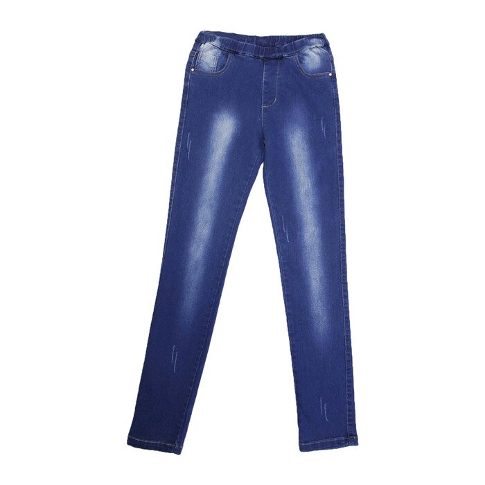 Джеггинсы для девочек, рост 170 см, цвет синий от компании Интернет-гипермаркет «MOLL» - фото 1