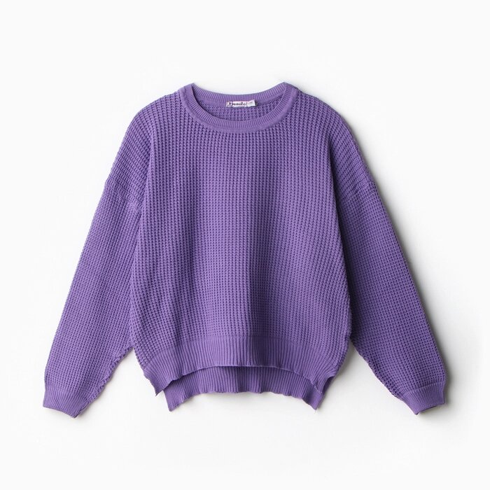 Джемпер для девочки, цвет лиловый, рост 128 см от компании Интернет-гипермаркет «MOLL» - фото 1