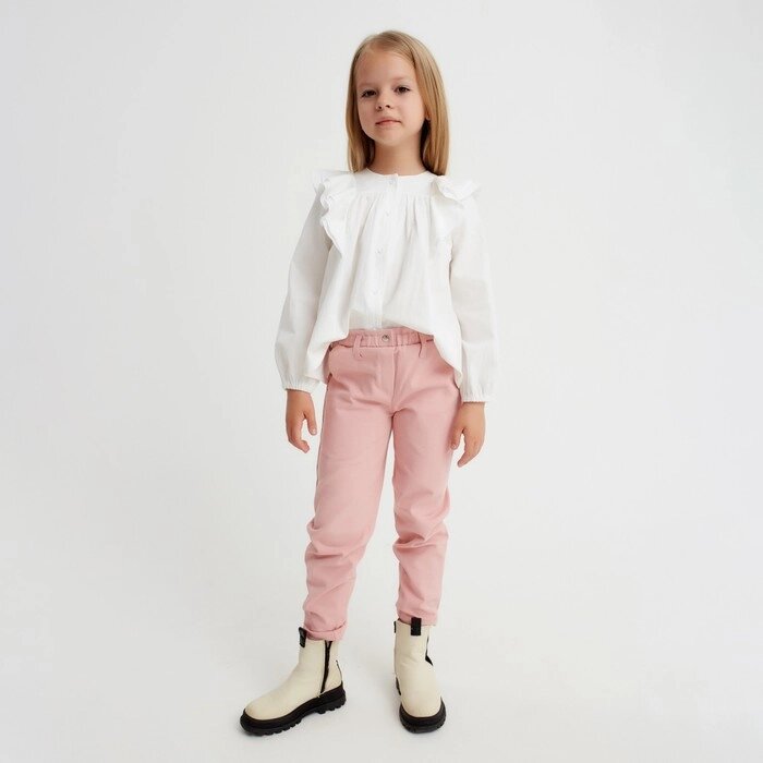 Джинсы для девочки KAFTAN, размер 28 (86-92 см), цвет розовый от компании Интернет-гипермаркет «MOLL» - фото 1