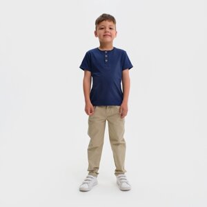 Джинсы для мальчика KAFTAN, размер 36 (134-140 см), цвет бежевый