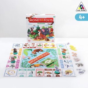 Экономическая игра "MONEY POLYS. Зоопарк", 4+