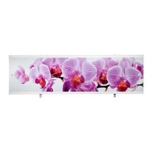 Экран под ванну "Ультра легкий АРТ" Дикая орхидея, 168 см