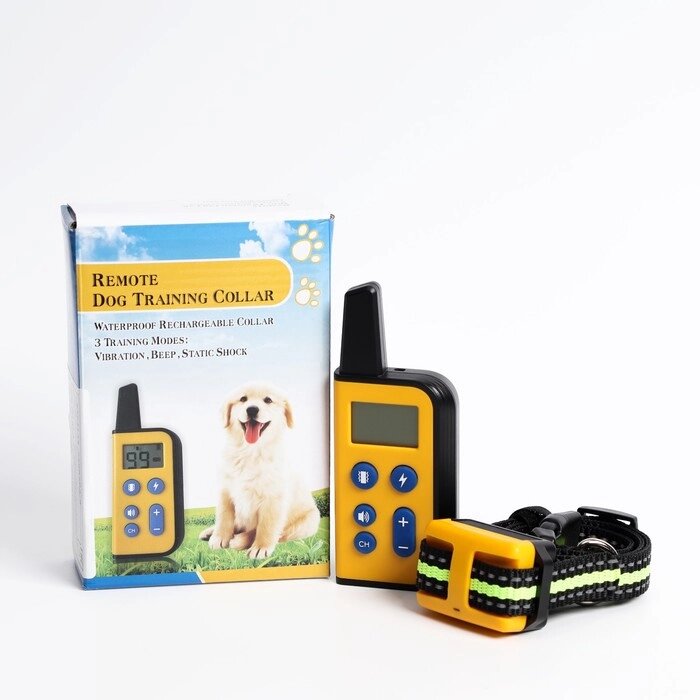 Электронный ошейник 663 для собак, дрессировочный, водонепроницаемый, до 550 м от компании Интернет-гипермаркет «MOLL» - фото 1