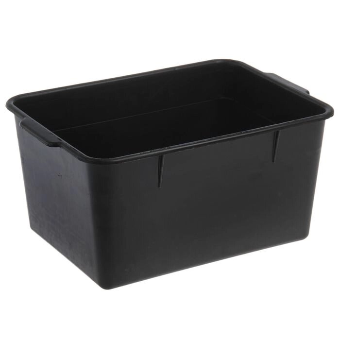 Ёмкость для хранения ПластоС, 18 л, 423020 см, цвет чёрный от компании Интернет-гипермаркет «MOLL» - фото 1