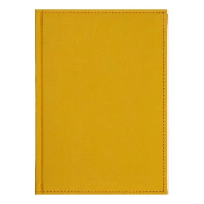 Ежедневник недатированный А5, 160 листов "Вивелла", обложка искусственная кожа, жёлтый от компании Интернет-гипермаркет «MOLL» - фото 1
