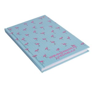 Ежедневник учителя А5, 128 листов "Фламинго", твёрдая обложка, глянцевая ламинация