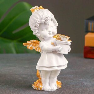Фигура "Ангел с цветком в горшке"