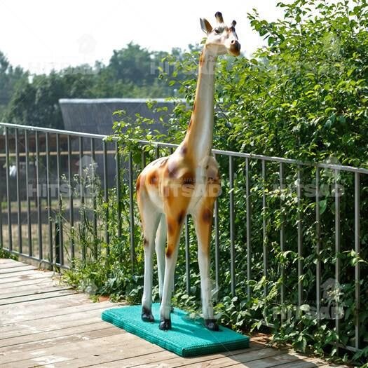 Фигура для сада Жираф большой от компании Интернет-гипермаркет «MOLL» - фото 1
