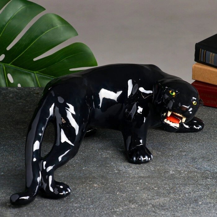 Фигура "Пантера" 40x22x13см от компании Интернет-гипермаркет «MOLL» - фото 1