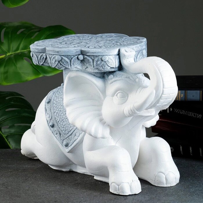 Фигура - подставка "Слон лежа" антик, 26х42х22см от компании Интернет-гипермаркет «MOLL» - фото 1