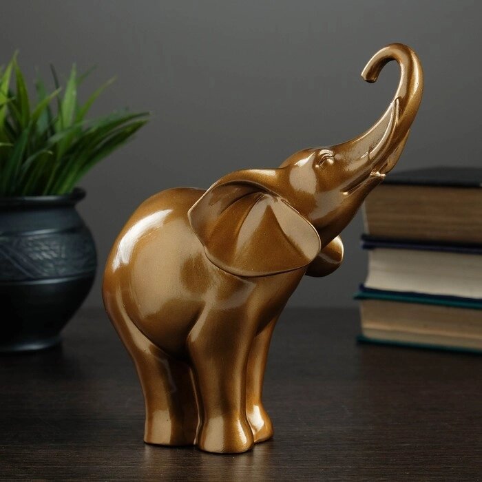 Фигура "Слон" бронза 15х8х18см от компании Интернет-гипермаркет «MOLL» - фото 1
