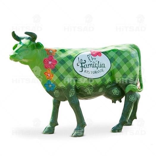 Фигура зеленой Коровы от компании Интернет-гипермаркет «MOLL» - фото 1